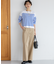 【Oggi9月号掲載/洗える】ストレッチギャバ チノ パンツ