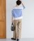 【Oggi9月号掲載/洗える】ストレッチギャバ チノ パンツ