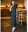 【一部店舗限定/UVカット/洗える】ライトウェイトツイル ケープ付き ワンピース