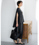 【一部店舗限定/UVカット/洗える】ライトウェイトツイル ケープ付き ワンピース