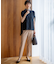 【一部店舗限定/UVカット/洗える】ライトウェイトツイル ケープ付き ワンピース