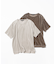 【洗える】シアーベロア リラックス Tシャツ