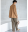 【洗える】ドライ2WAYストレッチ チェック ワイド パンツ