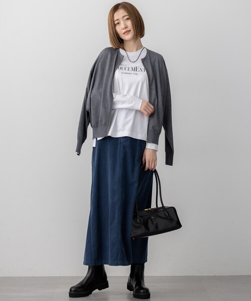 洗える】オータムシャイニー ニット ブルゾン｜ニジュウサンクの