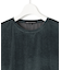 【洗える】シアーベロア ロングスリーブ Tシャツ