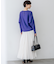 【見上愛さん着用/洗える】パウダリータイプライター プリーツ スカート