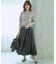 【見上愛さん着用/CanCam11月号掲載】パウダリータイプライター プリーツ スカート