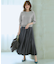 【見上愛さん着用/CanCam11月号掲載】パウダリータイプライター プリーツ スカート