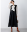 ウールミルドジャージー ボックスタック ジャンパースカート
