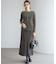 【SLOW/一部店舗限定】ブラッシュドチュール メッシュベロア カットソー