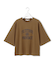 【SLOW/一部店舗限定】MVSコットン ヴィンテージ風 ロゴTEE
