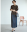【SLOW/一部店舗限定】トリコットプリーツ Iライン スカート