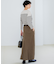 【SLOW/一部店舗限定】ソフトコーデュロイ マーメイド スカート