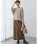 【SLOW/一部店舗限定】ソフトコーデュロイ マーメイド スカート