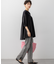 【SLOW/一部店舗限定】スリット ストレート デニム