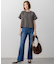 【SLOW/一部店舗限定】スリット ストレート デニム