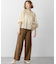 【SLOW/一部店舗限定】ライトタンブラータフタ ワイド パンツ