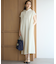 【SLOW/一部店舗限定】コットンライクテリー フーディー ワンピース