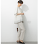 【撥水加工/洗える】TRストレッチギャバ テーパード パンツ