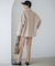 【撥水加工/洗える】TRストレッチギャバ テーパード パンツ