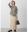 【WEB&一部店舗限定】シャーリング チェック シャツ