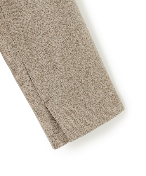 23区 【洗える】ウールライクカルゼ ノーカラー ジャケット（サイズ50） 洗える】ウールライクカルゼ ノーカラー ジャケット / 23区