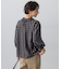 【WEB&一部店舗限定】ブロックチェック フリル ブラウス