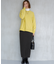 【洗える】カシミヤブレンド Iライン ニットスカート