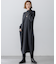 【洗える】カシミヤブレンド タートルネック ニットワンピース