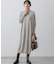 【洗える】カシミヤブレンド タートルネック ニットワンピース