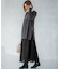 【洗える】カシミヤブレンド サイドジップ  ニットチュニック