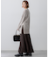 【洗える】カシミヤブレンド サイドジップ  ニットチュニック