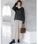 【洗える】カシミヤブレンド Vネック ニット