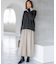 【洗える】カシミヤブレンド Vネック ニット