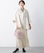 【見上愛さん着用/Oggi12月号掲載】ウールライトリバー ポンチョシルエット コート
