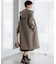 【見上愛さん着用】MANTECOPureリバー フード ロングコート