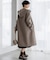 【見上愛さん着用/VERY12月号掲載】MANTECOPureリバー フード ロングコート