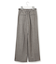 ラメミックスツイード タック ワイド パンツ