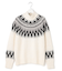 【SLOW/一部店舗限定】ジャカード ハイネック ニット