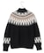 【SLOW/一部店舗限定】ジャカード ハイネック ニット