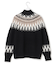 【SLOW/一部店舗限定】ジャカード ハイネック ニット