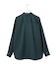 【洗える】メリノウールサテン 2WAYドルマンスリーブシャツ