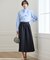 【洗える】フルーフィーツイル フレア スカート