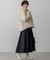 【洗える】フルーフィーツイル フレア スカート