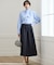 【洗える】フルーフィーツイル フレア スカート