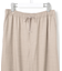【洗える】ハイカウントフラノ ドロスト ワイド パンツ