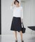 【セットアップ着用】ファインネスウール フレア スカート
