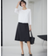 【セットアップ着用】ファインネスウール フレア スカート