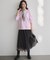 【洗える】レイヤード チュール スカート