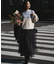 【洗える】レイヤード チュール スカート